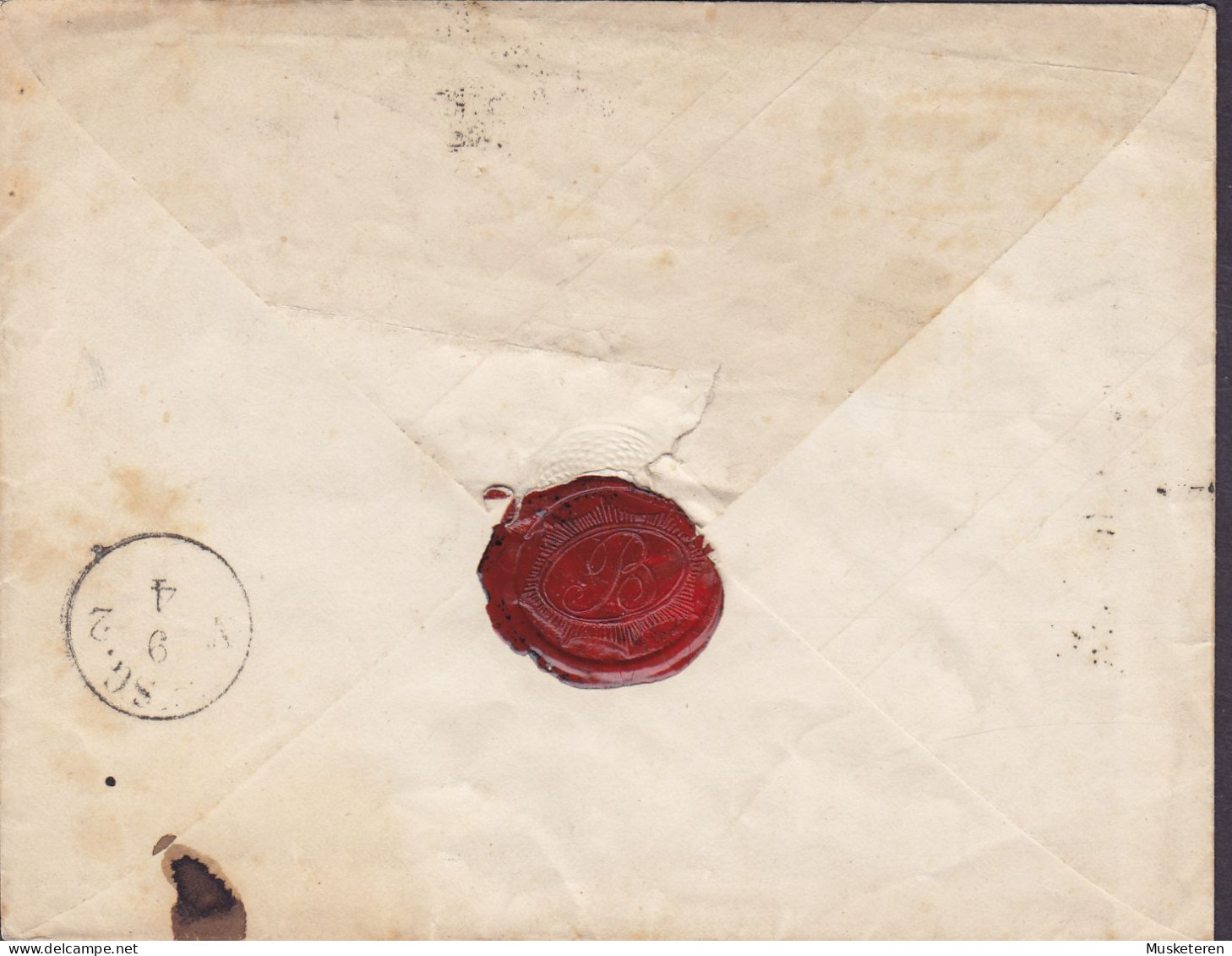Preussen Postal Stationery Ganzsache 1851 EIN SILBER GROSCHEN Boxed MERSEBURG 8 4 5-6 Cds. ZEITZ (Arr.) Sachsen-Anhalt - Ganzsachen