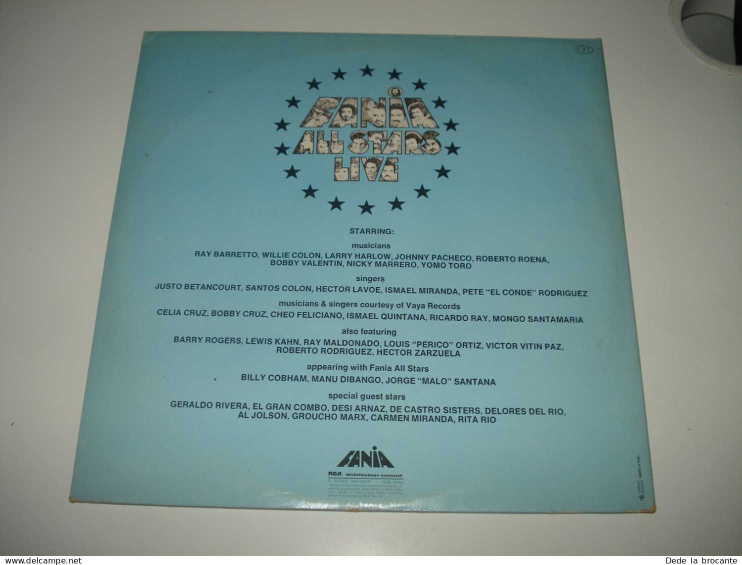 B8 / Film " Salsa " - The Fania All Stars  2X LP - SLP 00481 - Fr 1976 - M/EX - Soundtracks, Film Music