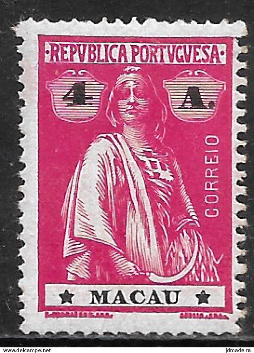 Macao Macau – 1913 Ceres Type 4 Avos Mint Stamp - Used Stamps