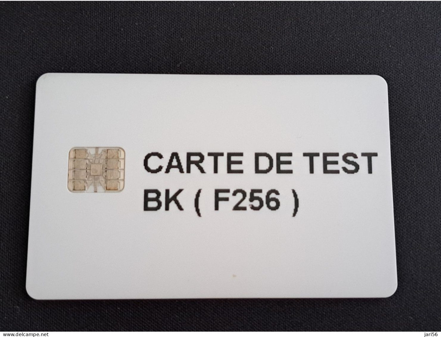 ARGENTINA CHIPCARD / CARTE DE TEST / BK (F256) / WHITE CARD    **13698** - Argentine