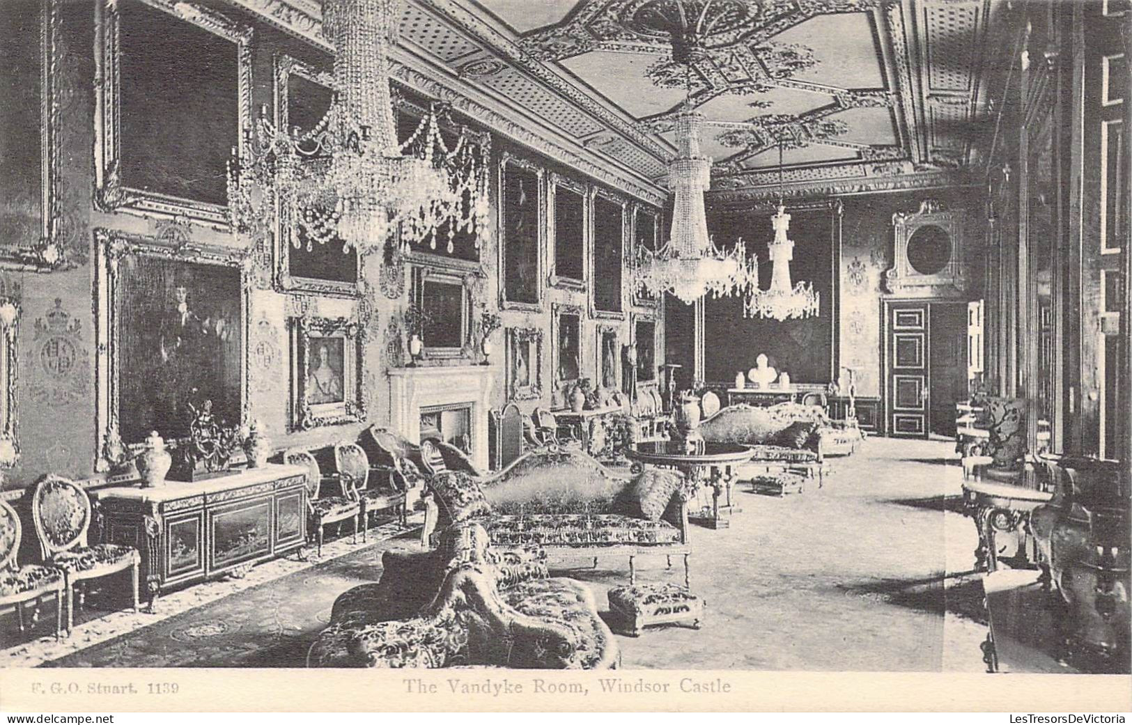 ANGLETERRE - Windsor Castle - The Vandyke Room - Carte Postale Ancienne - Windsor Castle