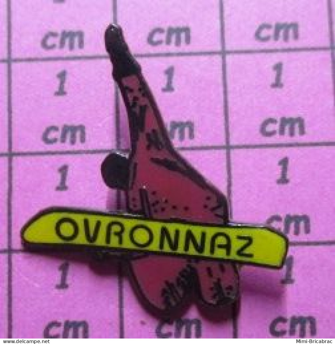 1218B Pin's Pins / Beau Et Rare / SPORTS / ALPINISME ESCALADE OVRONNAS - Alpinism, Mountaineering