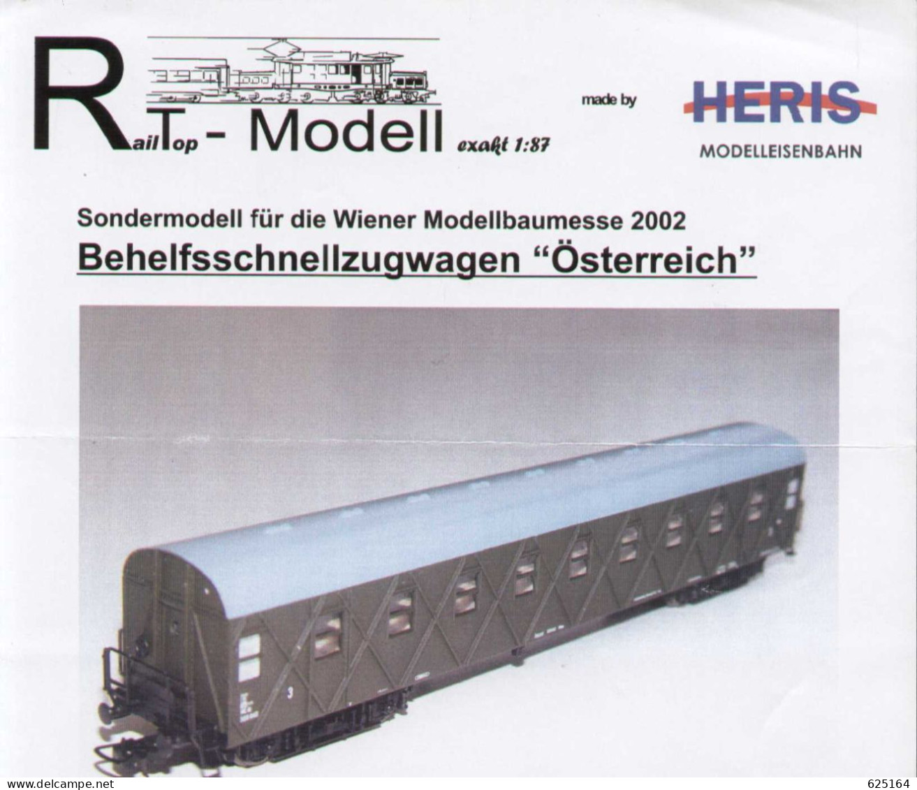 Catalogue RailTop-onLine 2002 Info Neuheiten HERIS HO 1:87 - Deutsch