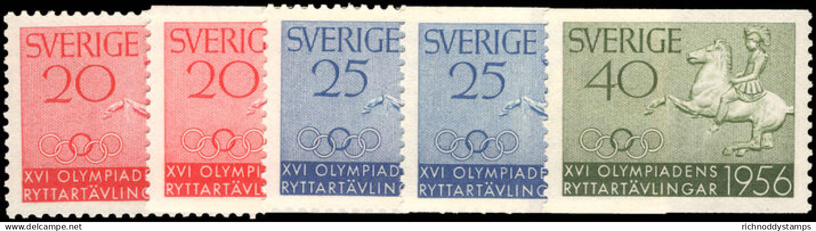 Sweden 1956 Olympics Booklet And Coil Set Unmounted Mint. - Ungebraucht