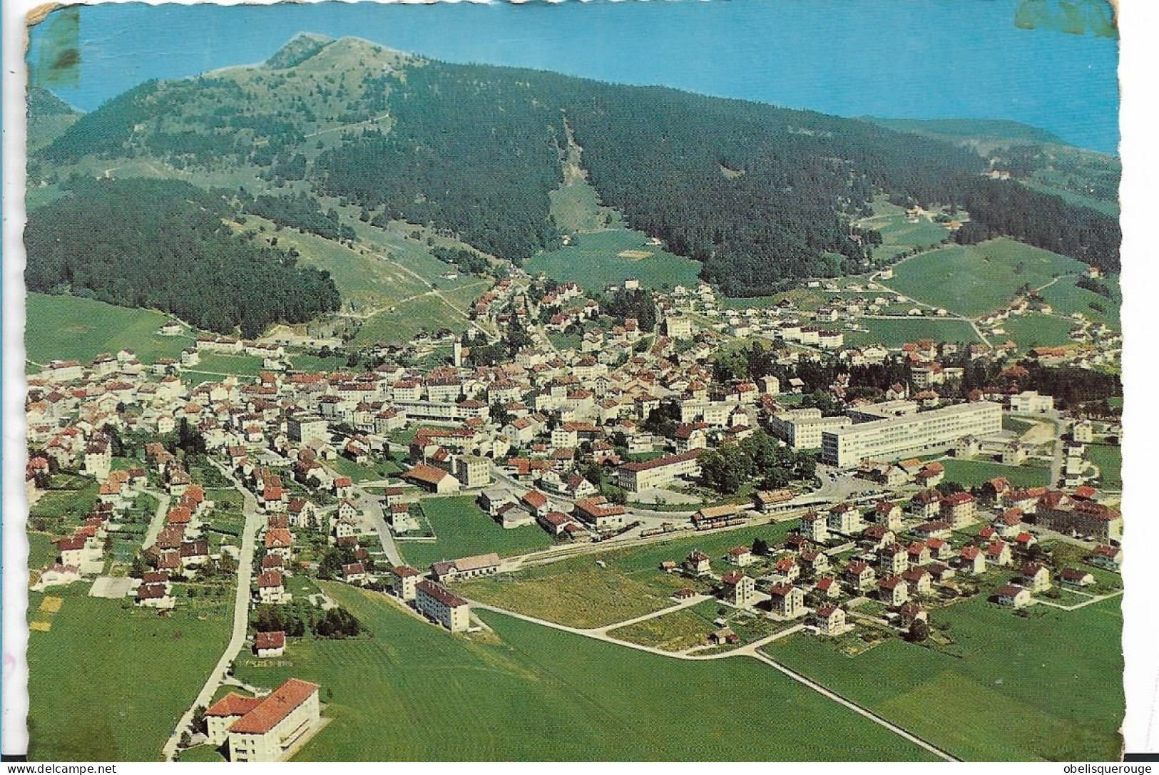 STE SAINTE CROIX VUE EARIENNE EN 1963 N°1797 ED WEHRLI - Sainte-Croix 