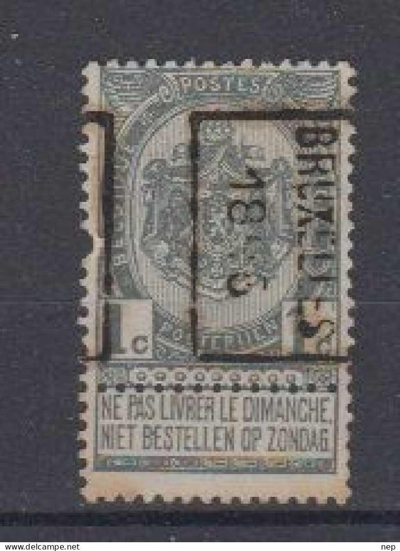 BELGIË - OBP - 1896 - Nr 53 (n° 48 B - BRUXELLES 1896) - (*) - Roulettes 1894-99