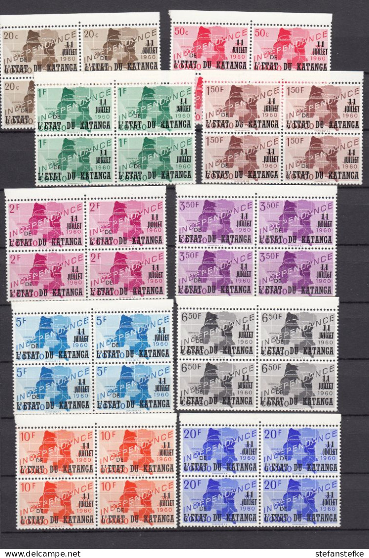 Katanga : Ocb Nr:  40 + 49 ** MNH  (zie Scan) - Katanga