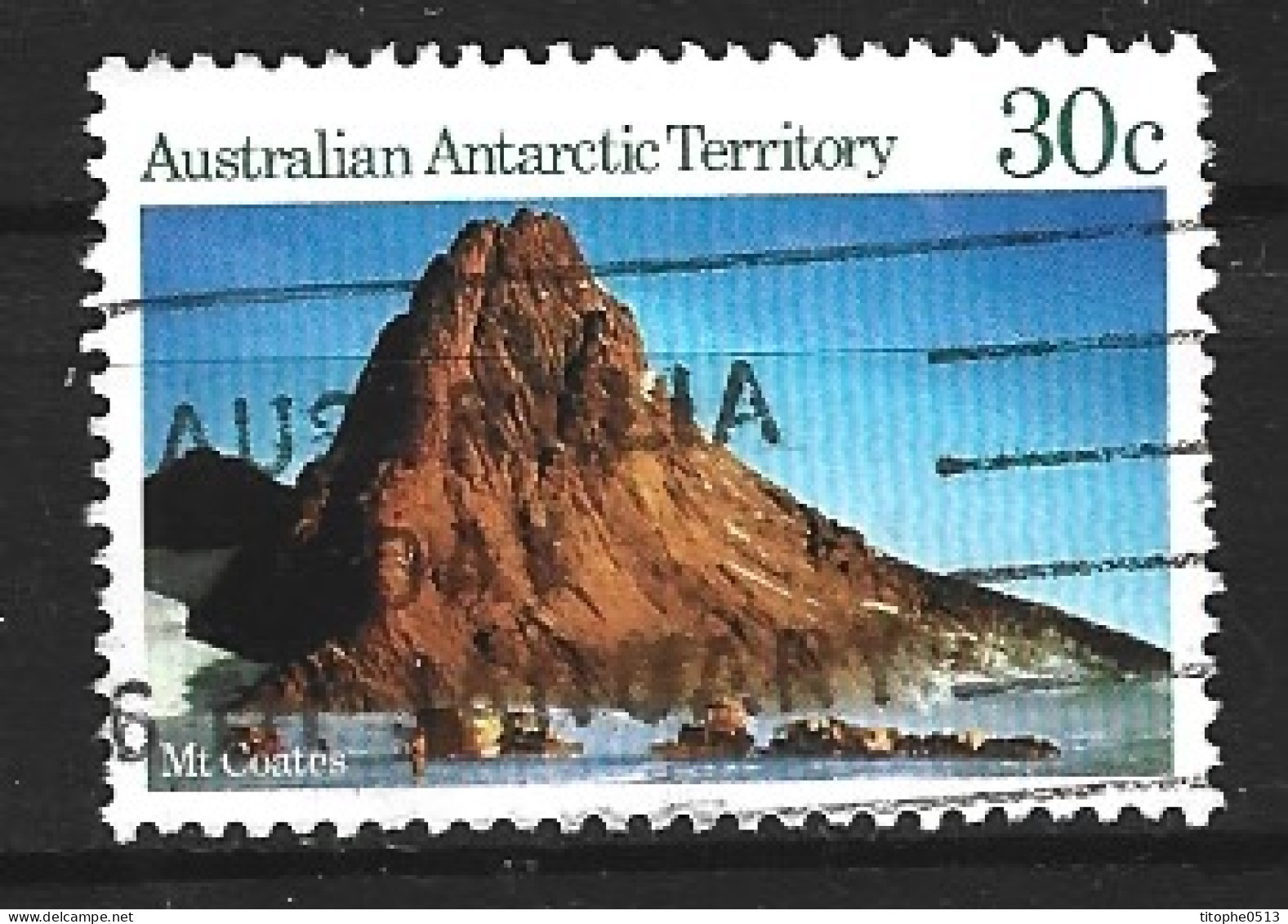 ANTARCTIQUE AUSTRALIEN. N°65 Oblitéré De 1984. Mont Coates. - Berge