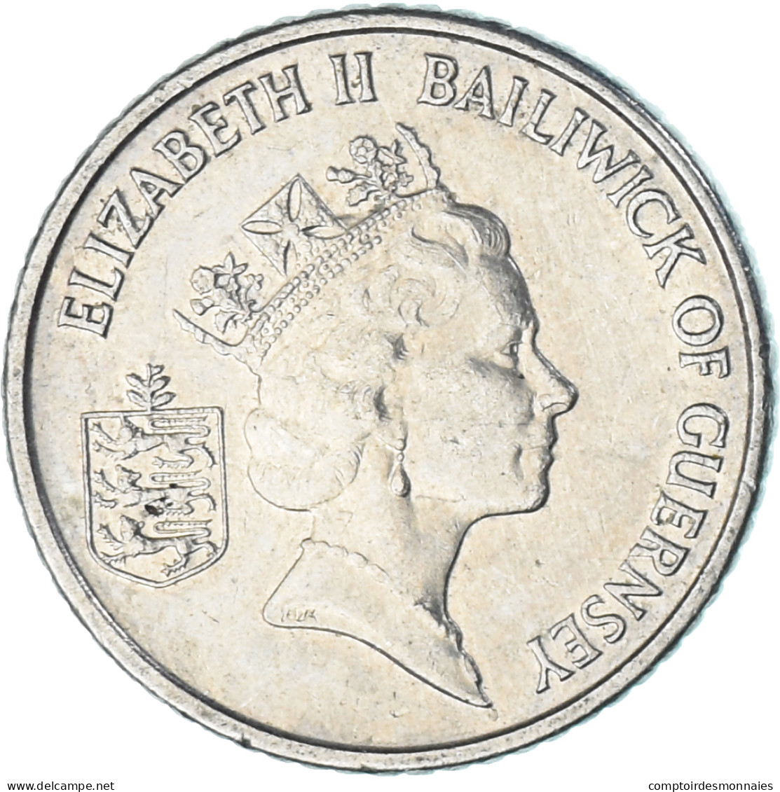 Monnaie, Guernesey, 5 Pence, 1990 - Guernesey