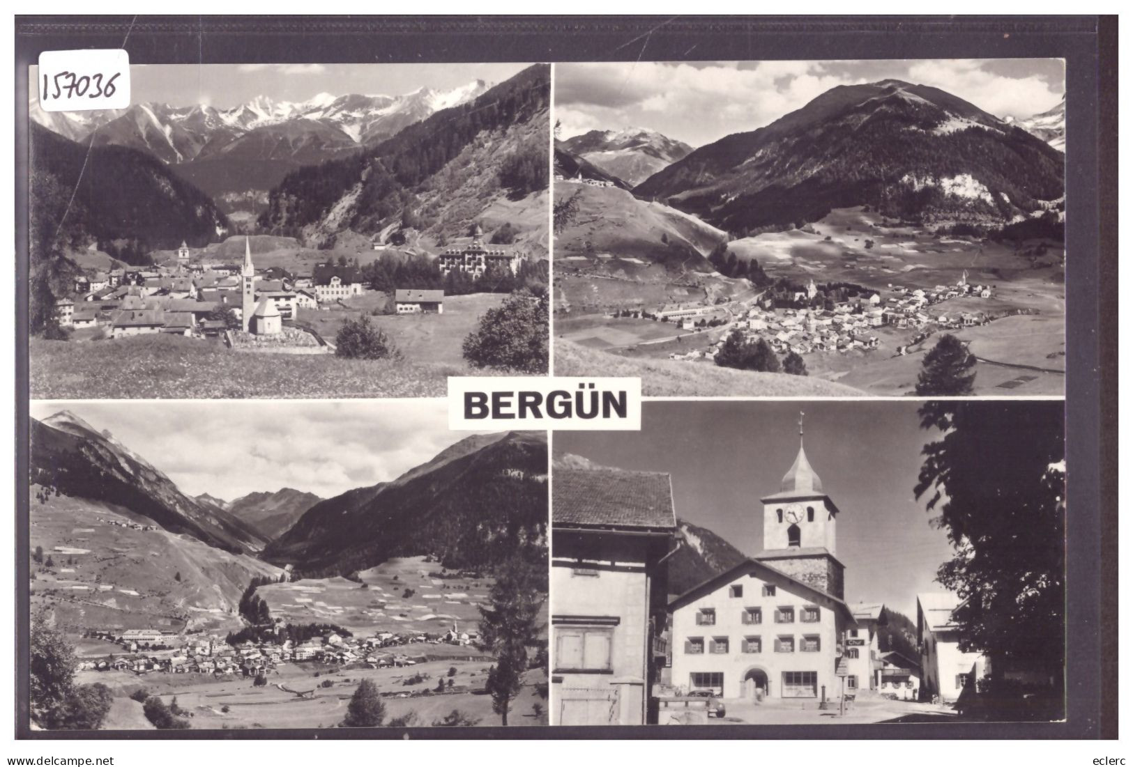 BERGÜN - MULTIVUES - TB - Bergün/Bravuogn