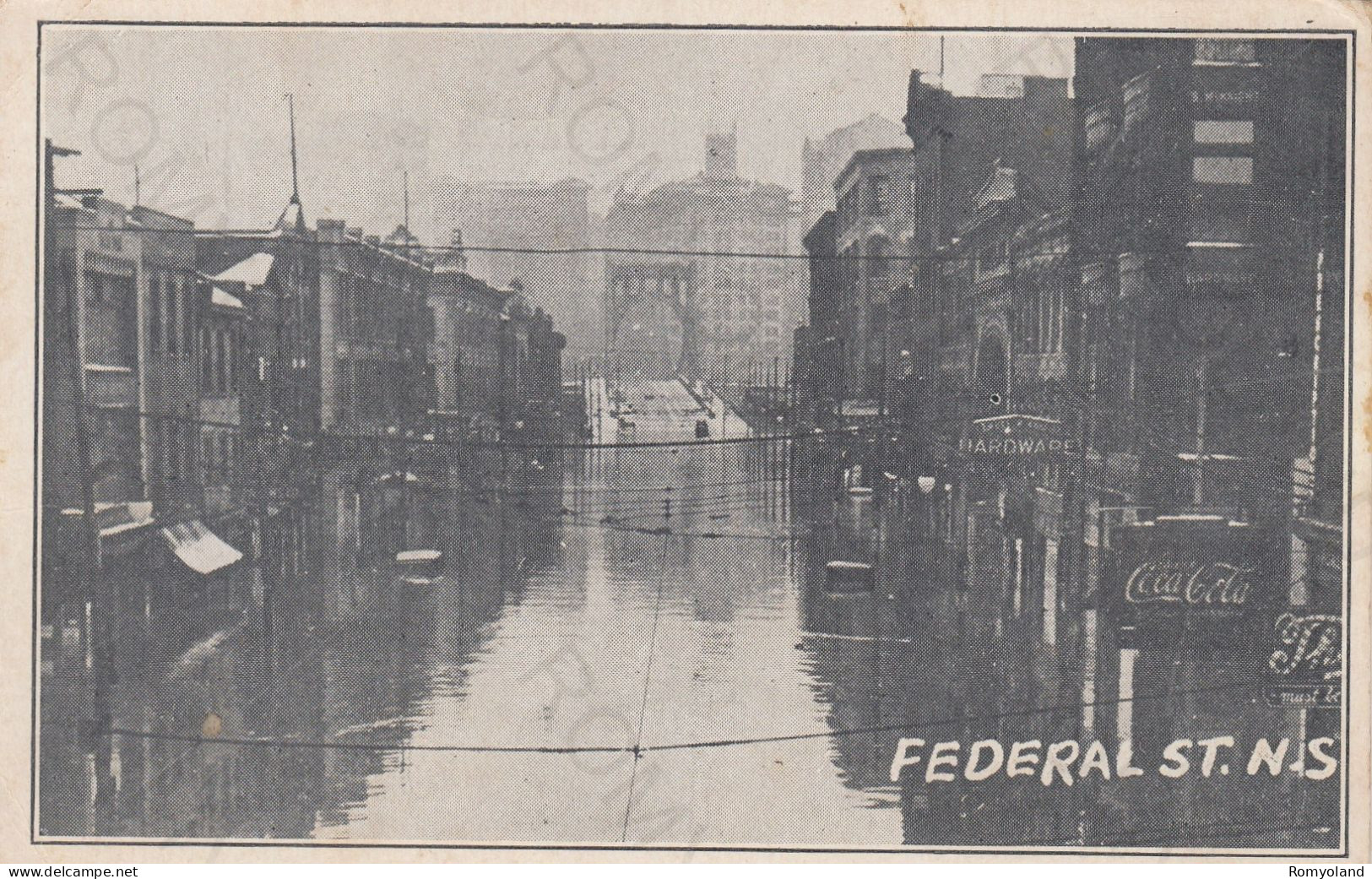 CARTOLINA  PITTSBURGH,PENNSYLVANIA,STATI UNITI-FLOOD 1936-FEDERAL STREET,N.S.PGH.-NON VIAGGIATA - Pittsburgh