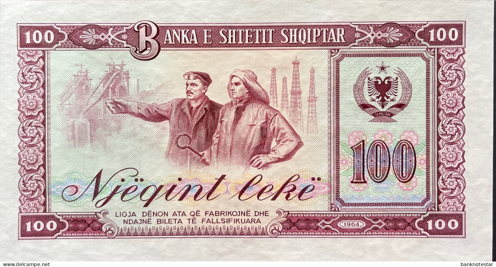 Albania 100 Leke, P-39 (1964) - UNC - Albanië