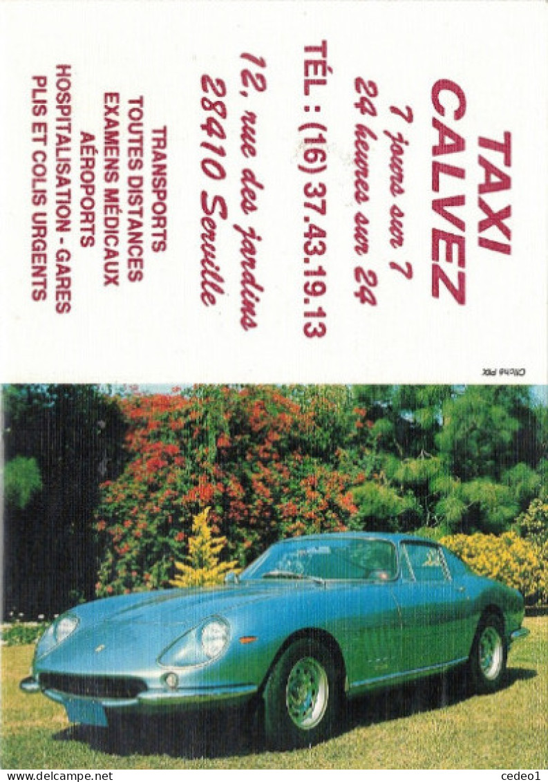 PETIT CALENDRIER  1994  AVEC UNE FERRARI  GENRE  275 GT B4 - Big : 1991-00