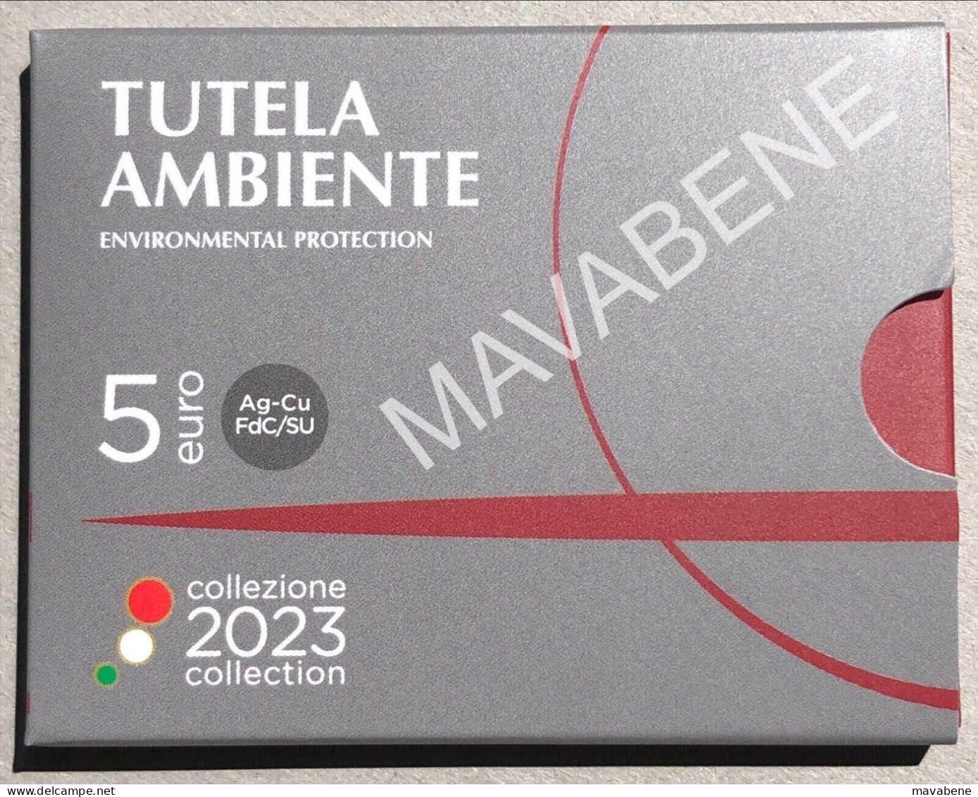 ITALIA 2023 TUTELA DELL’AMBIENTE MONETA 5 EURO ARGENTO RAME Esaurita Alla Zecca - Collections