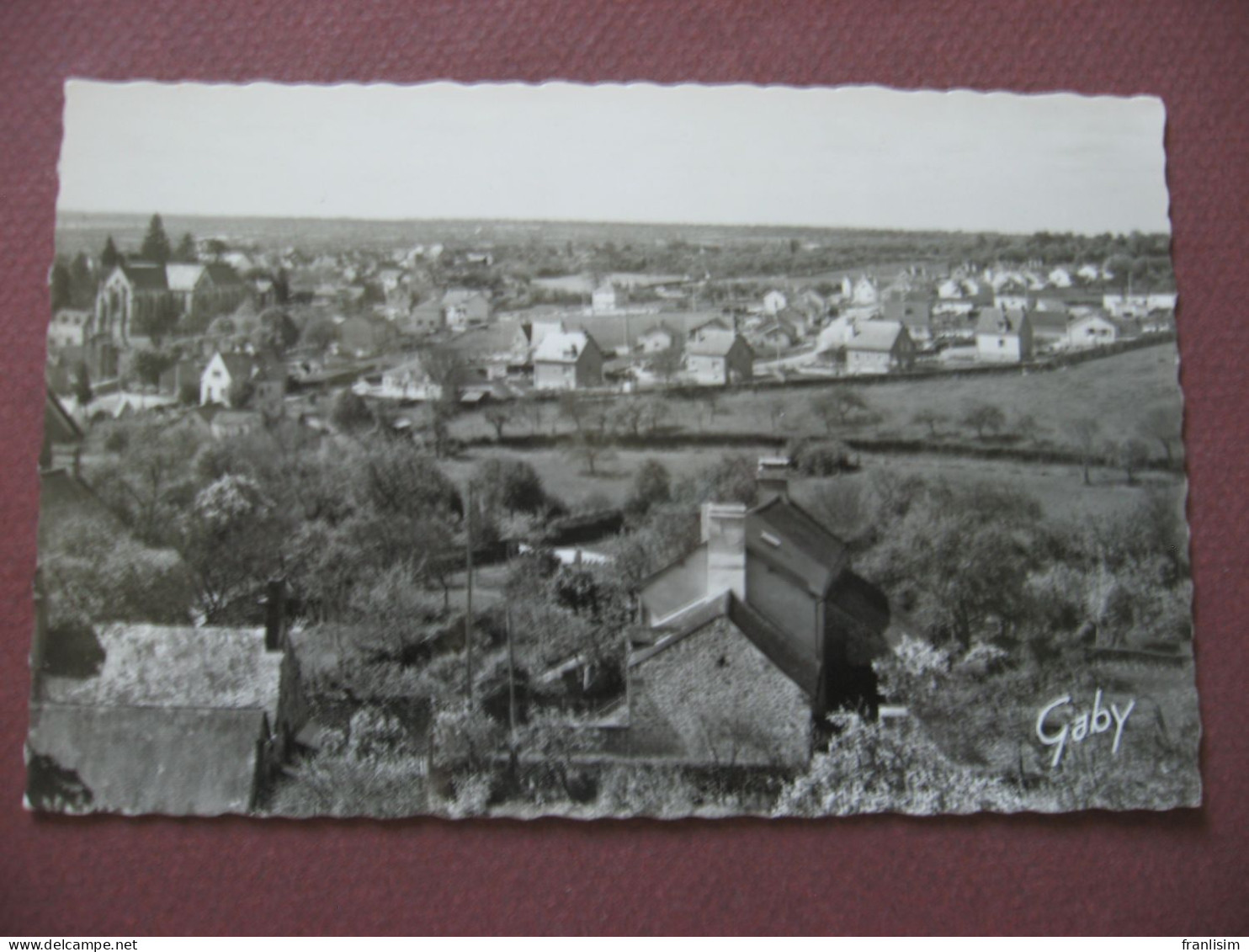 CPA PHOTO 53 VILLAINES LA JUHEL Vue Générale L'Eglise Et Les Cités 1950 1960 - Villaines La Juhel