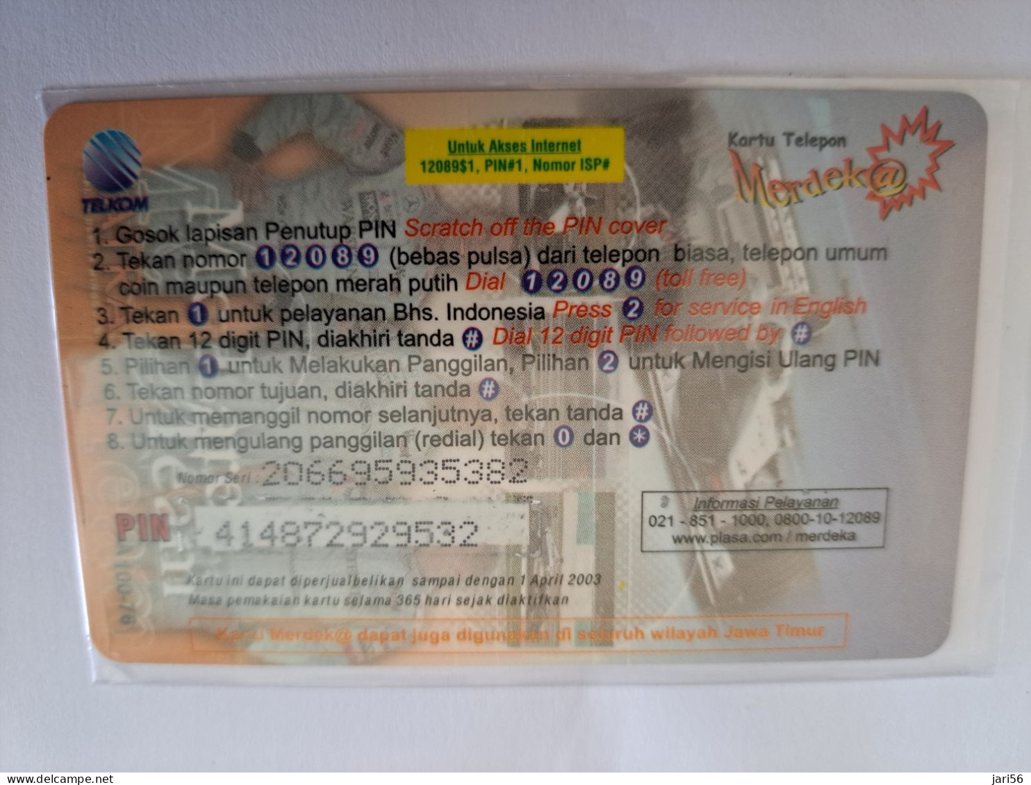 INDONESIA  / IMC LAREN TEAM / AUTO RACING  /   RP 22.000    / INDOSAT  / PREPAID/ SEALED     / USED  CARD  **13822 ** - Indonesia