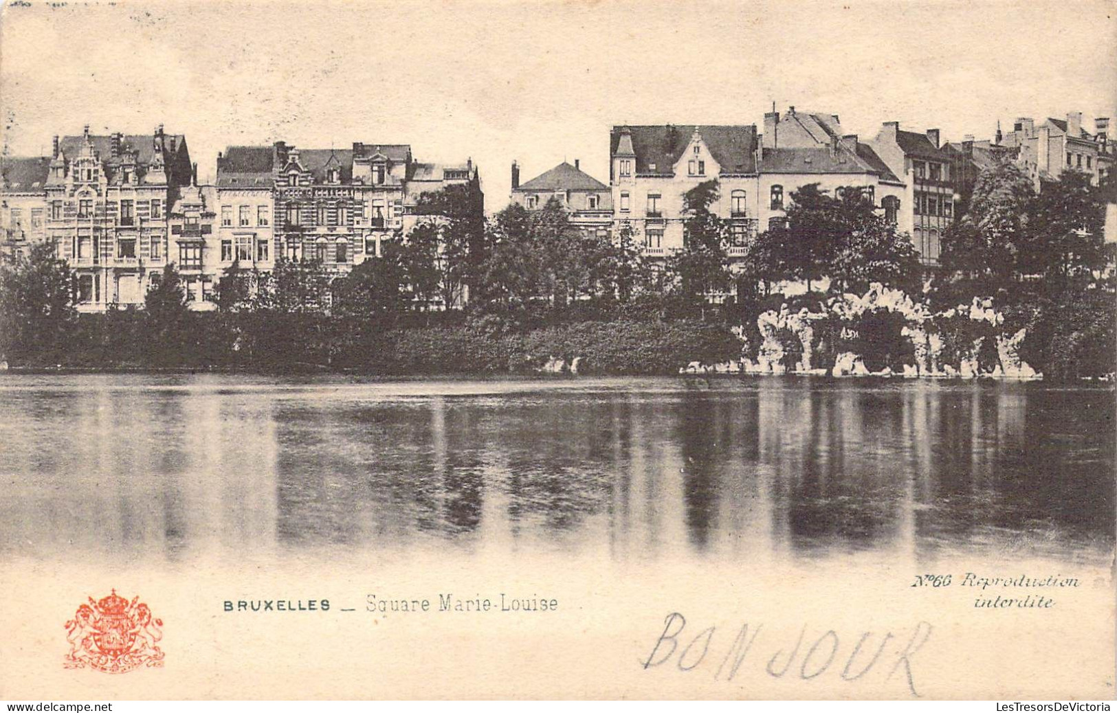 BELGIQUE - Bruxelles - Square Marie-Louise - Carte Postale Ancienne - Marktpleinen, Pleinen