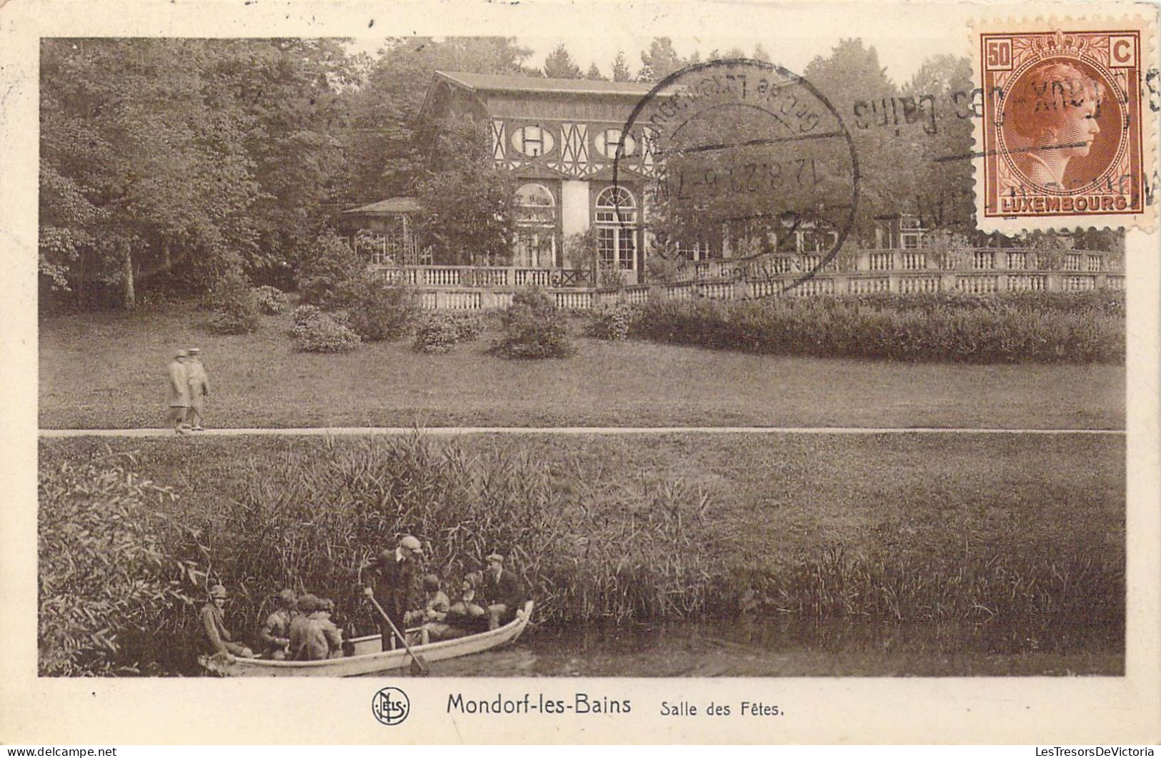 LUXEMBOURG - Mondorf-les-Bains - Salle Des Fêtes - Carte Postale Ancienne - Bad Mondorf
