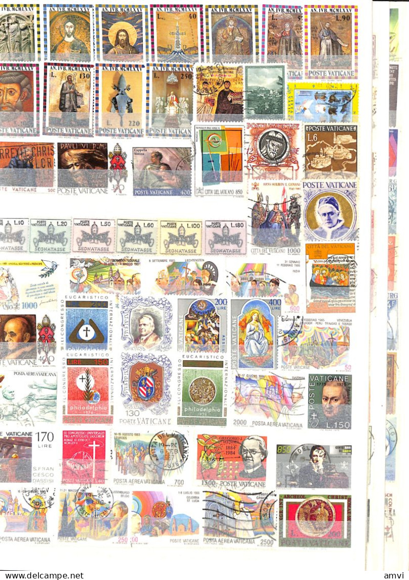 sam - Collection de plusieurs centaines de timbre du vatican