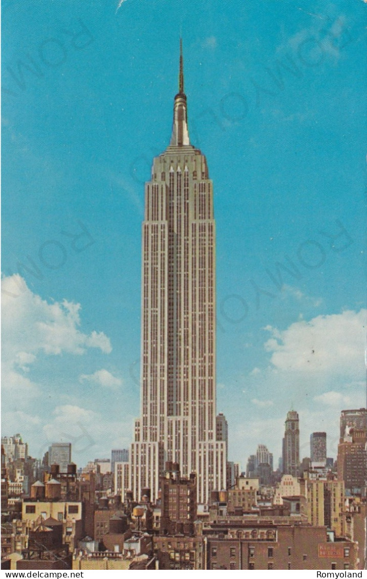 CARTOLINA  NEW YORK CITY,NEW YORK,STATI UNITI-EMPIRE STATE BUILDING-VIAGGIATA 1971 - Empire State Building