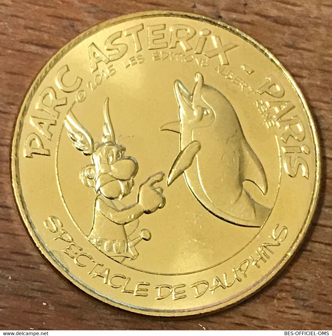 60 PLAILLY PARC ASTERIX DAUPHINS MDP 2018 MÉDAILLE SOUVENIR MONNAIE DE PARIS JETON TOURISTIQUE MEDALS COINS TOKENS - 2018