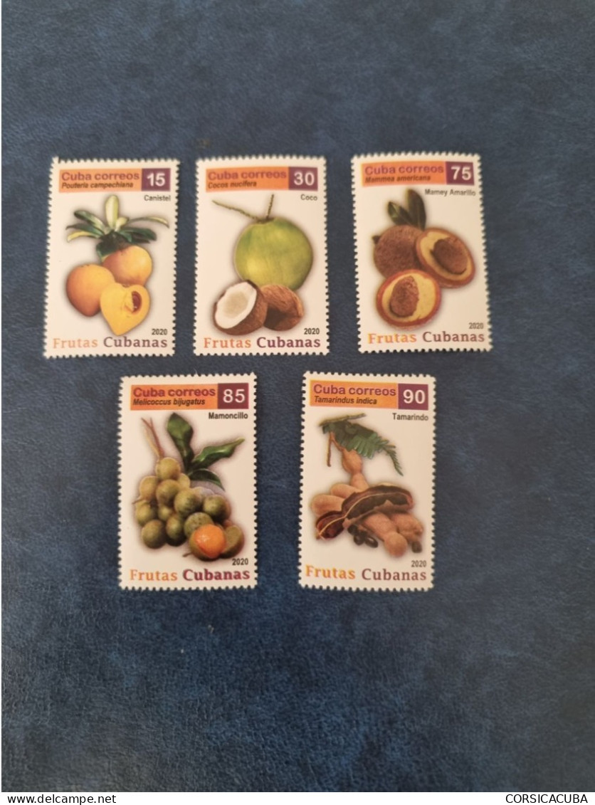 CUBA  NEUF   2020   FRUTAS  CUBANAS   //  PARFAIT  ETAT  //  1er  CHOIX  // - Neufs