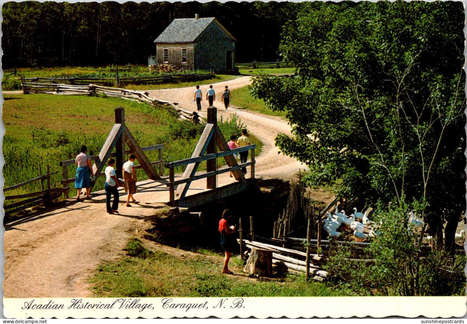 Canada New Brunswick Caraquet Acadian Historical Village 1989 - Grand Falls