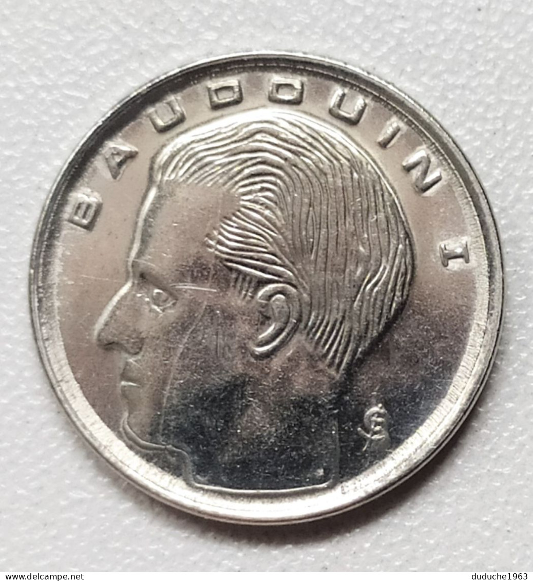 Belgique - 1 Franc 1991 (Fauté) - Neuve - 1 Frank