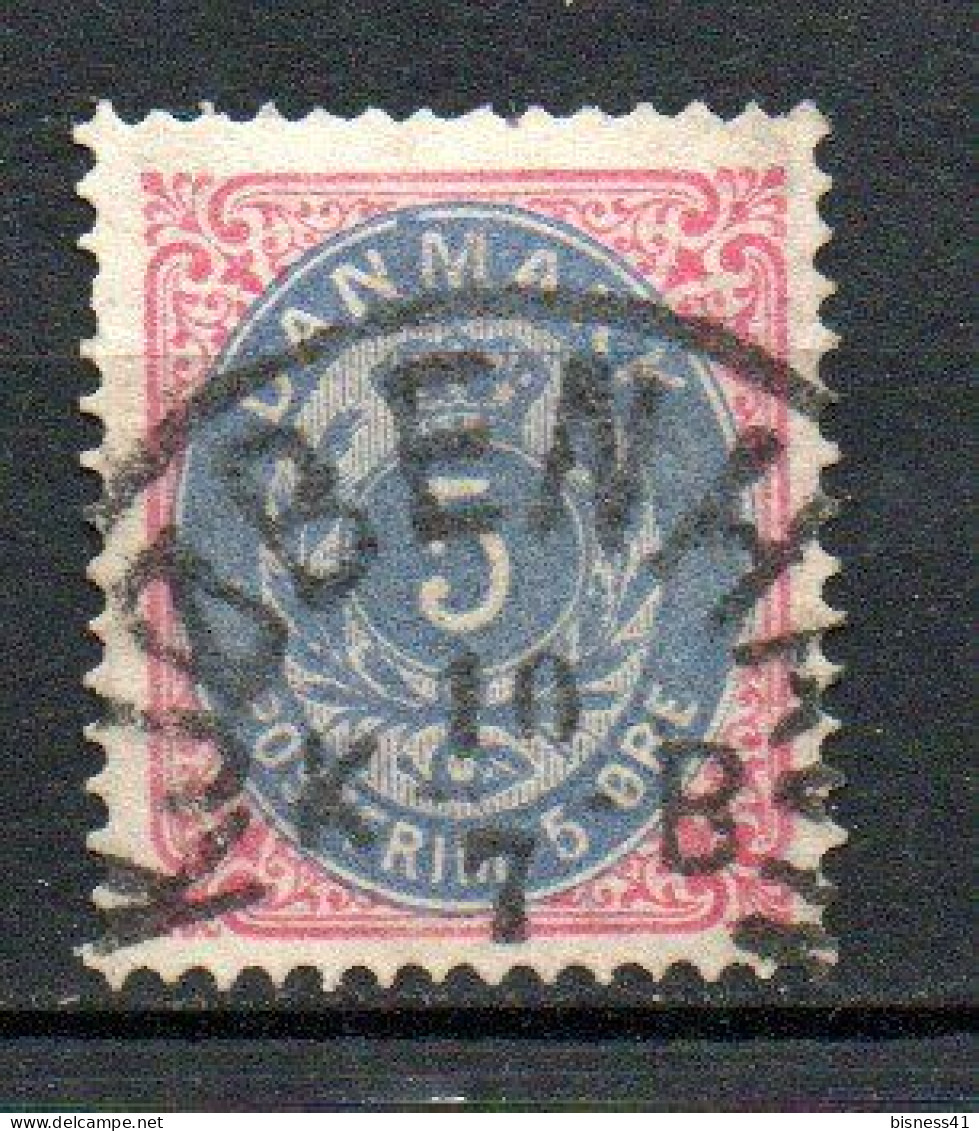 Col33 Danemark Denmark Danmark 1875 N° 23A D14 Oblitéré Cote : 75,00€ - Used Stamps