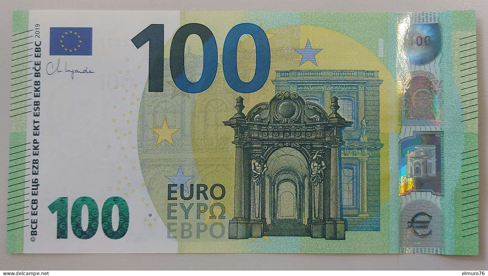 100 EURO E018H3 France Serie EB Lagarde Perfect UNC - 100 Euro