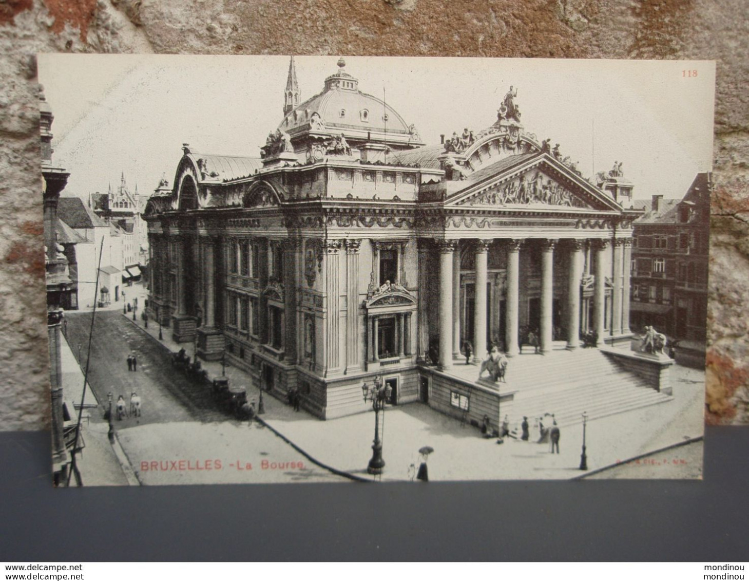 Cpa  BRUXELLES La Bourse Carte Non écrite, Belle Carte.Précurseur - Personnages Célèbres