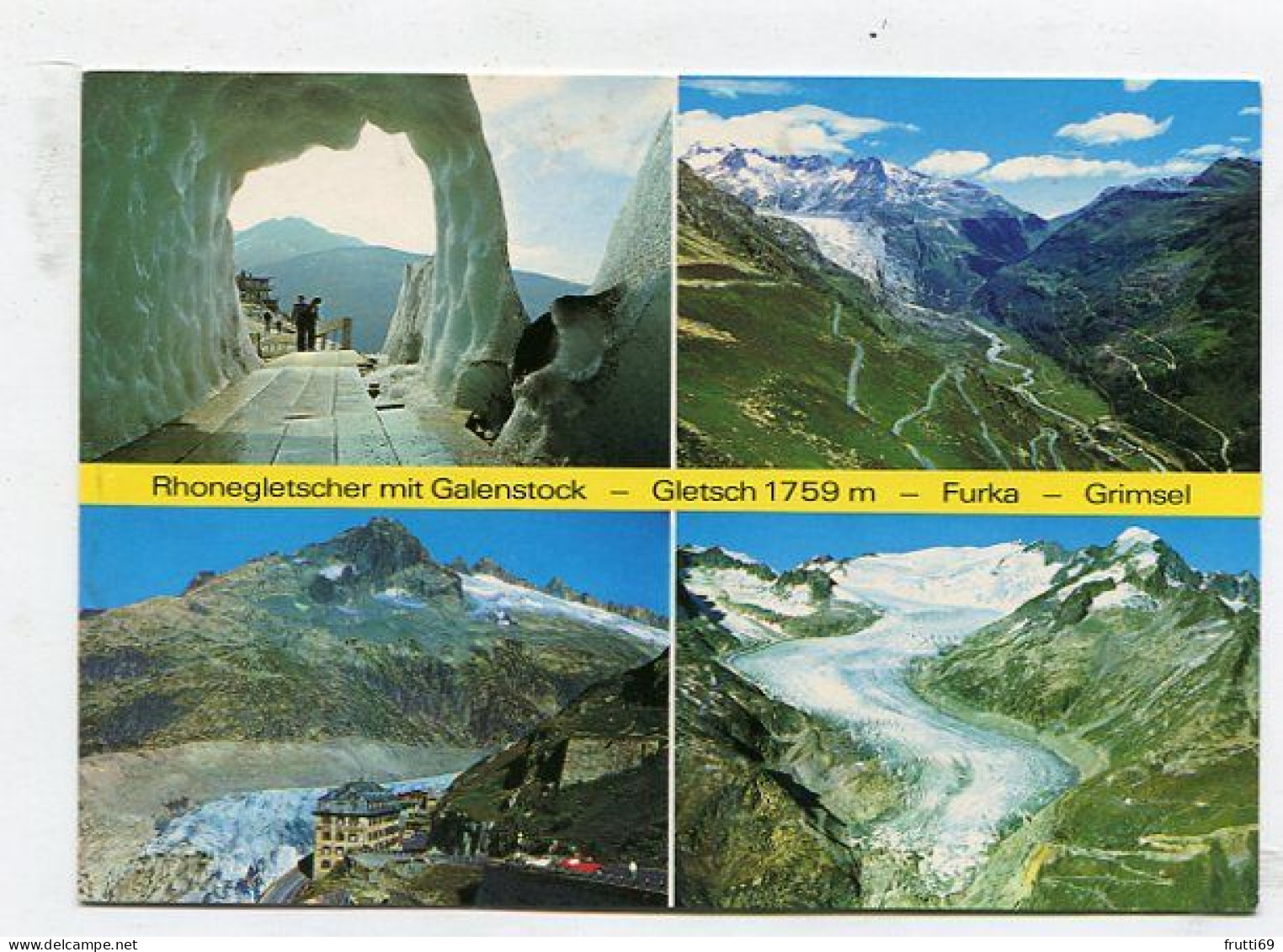 AK 143317 SWITZERLAND - Rhonegletscher Mit Galenstock - Gletsch - Furka - Grimsel - Lens