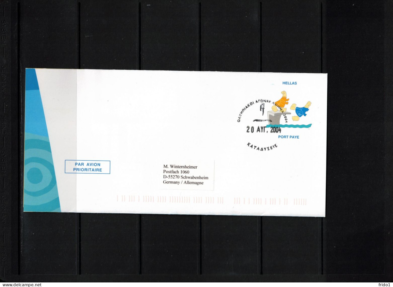 Greece 2004 Olympic Games Athens - Diving Interesting Postal Stationery Letter - Verano 2004: Atenas