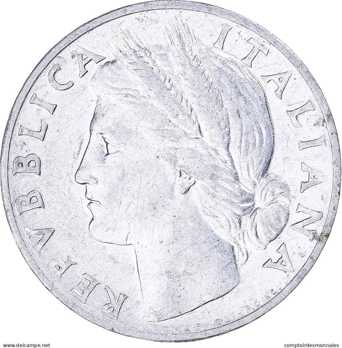 Monnaie, Italie, Lira, 1948, Rome, TB+, Aluminium, KM:87 - 1 Lira