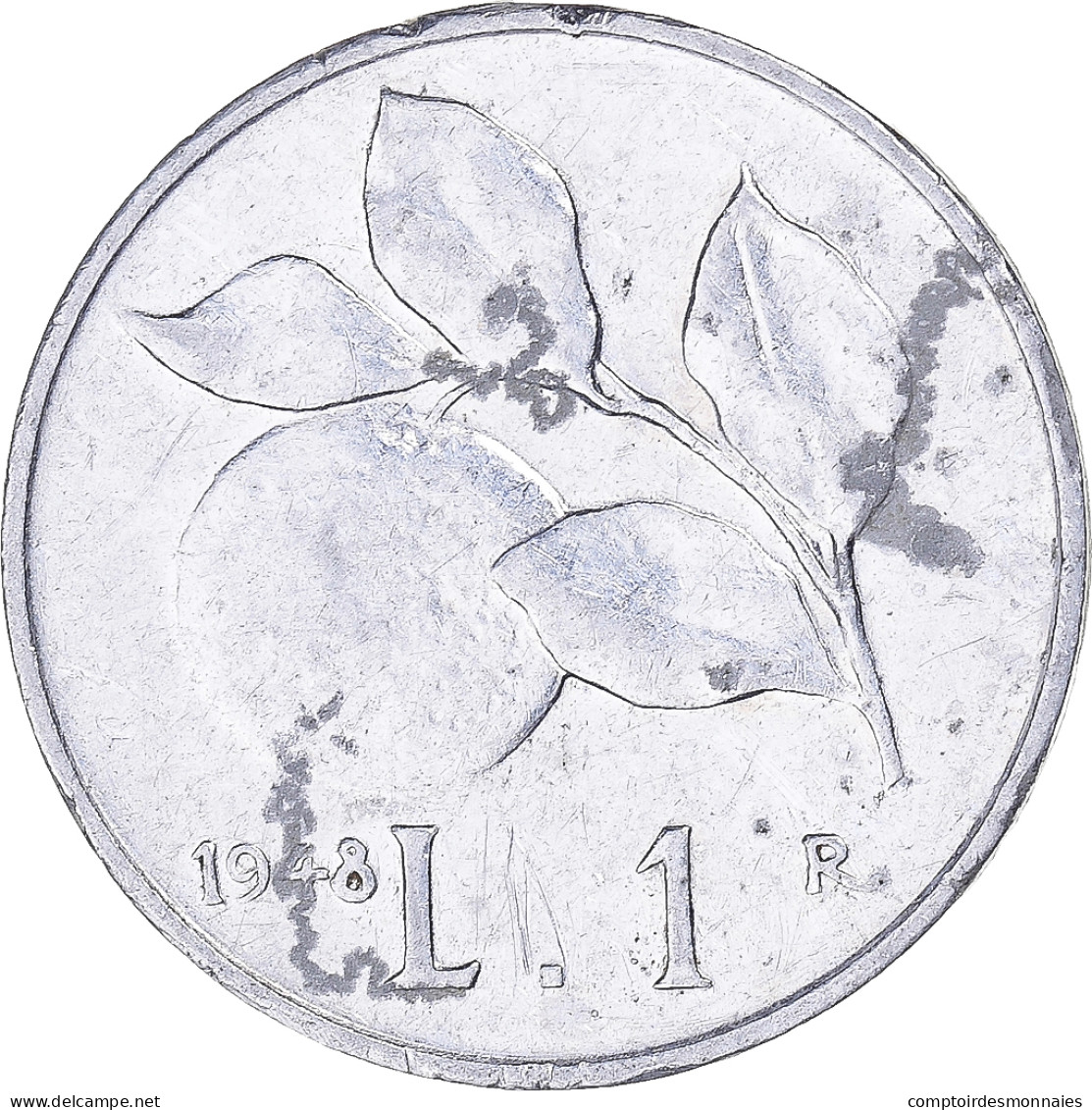 Monnaie, Italie, Lira, 1948, Rome, TB+, Aluminium, KM:87 - 1 Lira