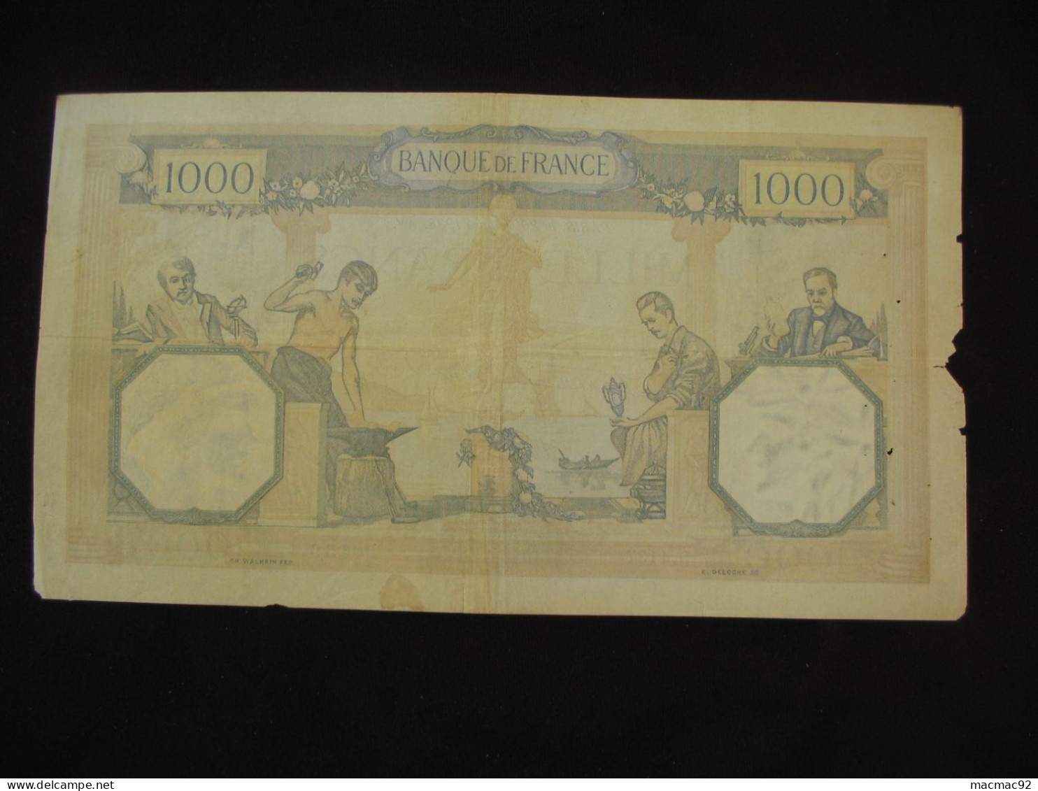 1000 Mille Francs - Céres Et Mercure - 20 Octobre 1938  **** EN ACHAT IMMEDIAT **** - 1 000 F 1927-1940 ''Cérès Et Mercure''