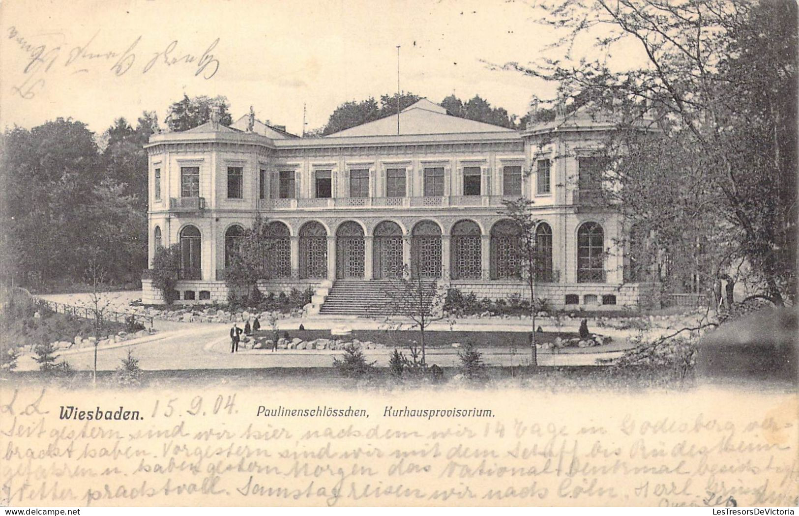 ALLEMAGNE - Wiesbaden - Paulinenschlosschen - Kurhausprovisorium - Carte Postale Ancienne - Wiesbaden