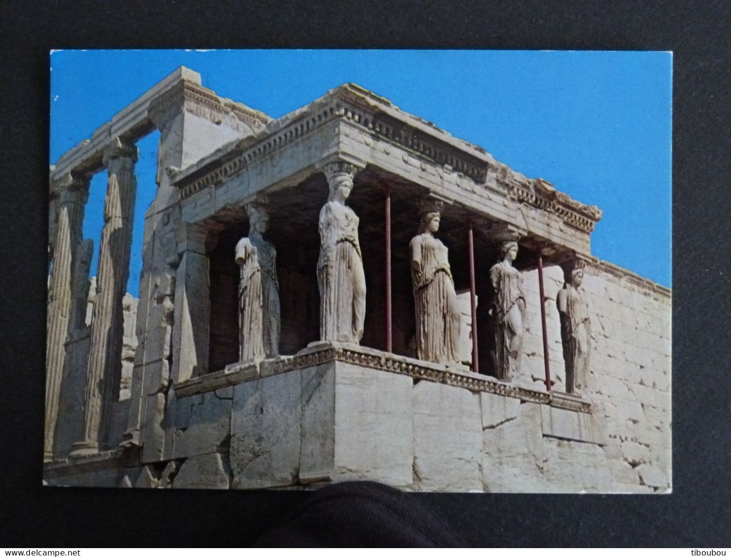 GRECE GREECE HELLAS GRIECHENLAND AVEC YT 1691B ARCADES DE CORFOU - ATHENES LES CARYATIDES - Lettres & Documents