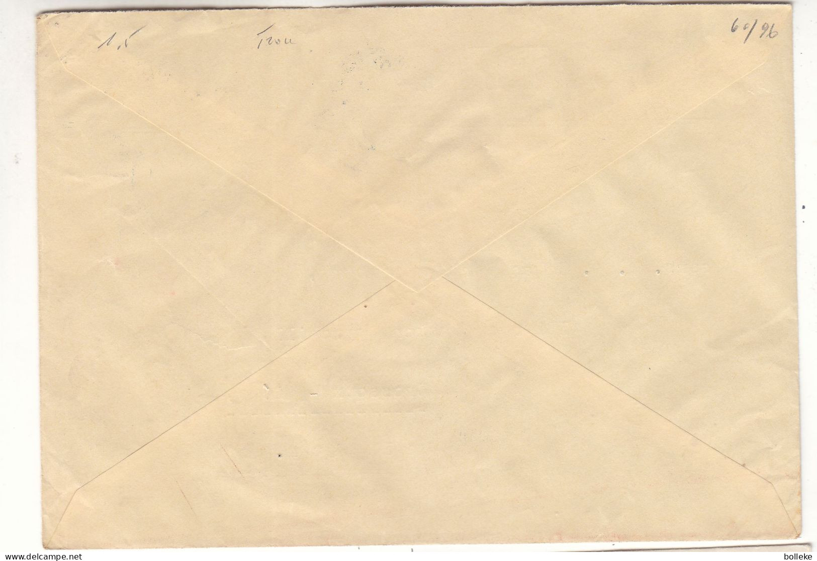 Finlande - Lettre De 1946 - Oblit Helsinki - Exp Vers Bressoux - Avec Vignette - - Cartas & Documentos