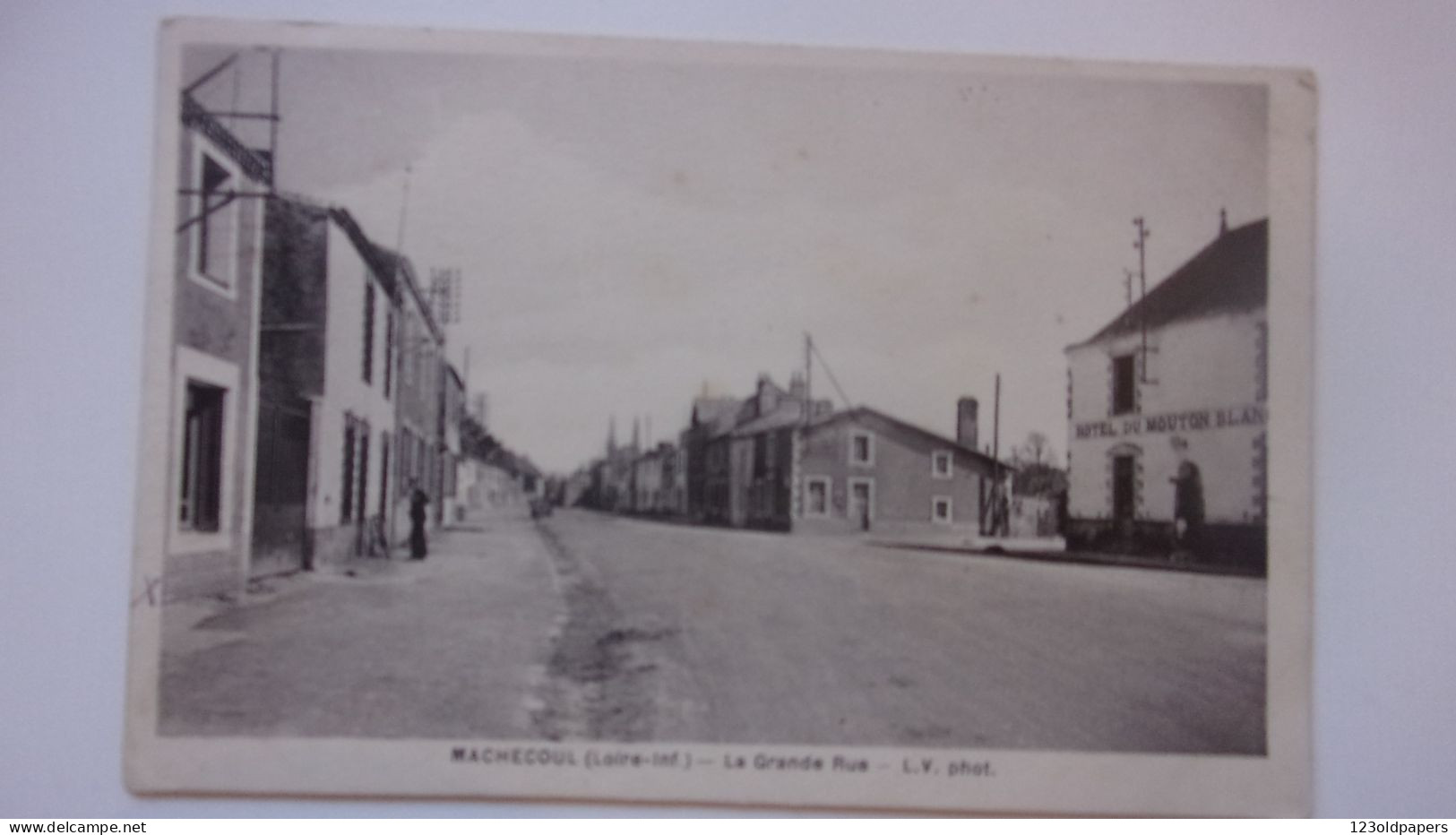 44   MACHECOUL LA GRANDE RUE  1943 - Machecoul