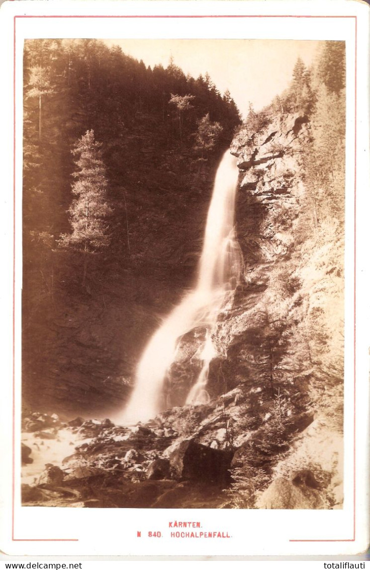 Hochalpenwasserfall Fallbachfall Im Maltatal Bezirk Spittal Kärnten Österreich Cabinett Photographie A Beer Klagenfurt - Spittal An Der Drau