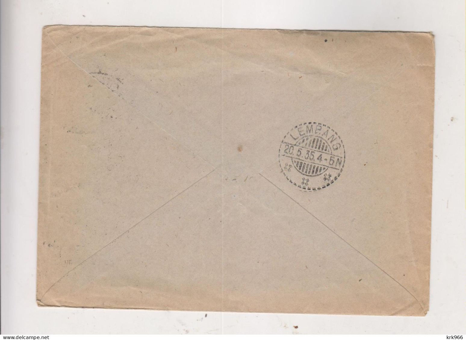 RUSSIA, 1935 MOSCOW MOSKVA Postal Stationery Cover To LEMBANG JAVA Indonesia - ...-1949