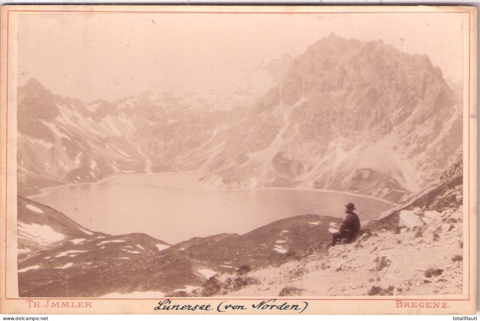 BLUDENZ Vorarlberg Österreich Lüner See Von Norden Belebt Malerisch Cabinett Photographie Th Immler - Bludenz