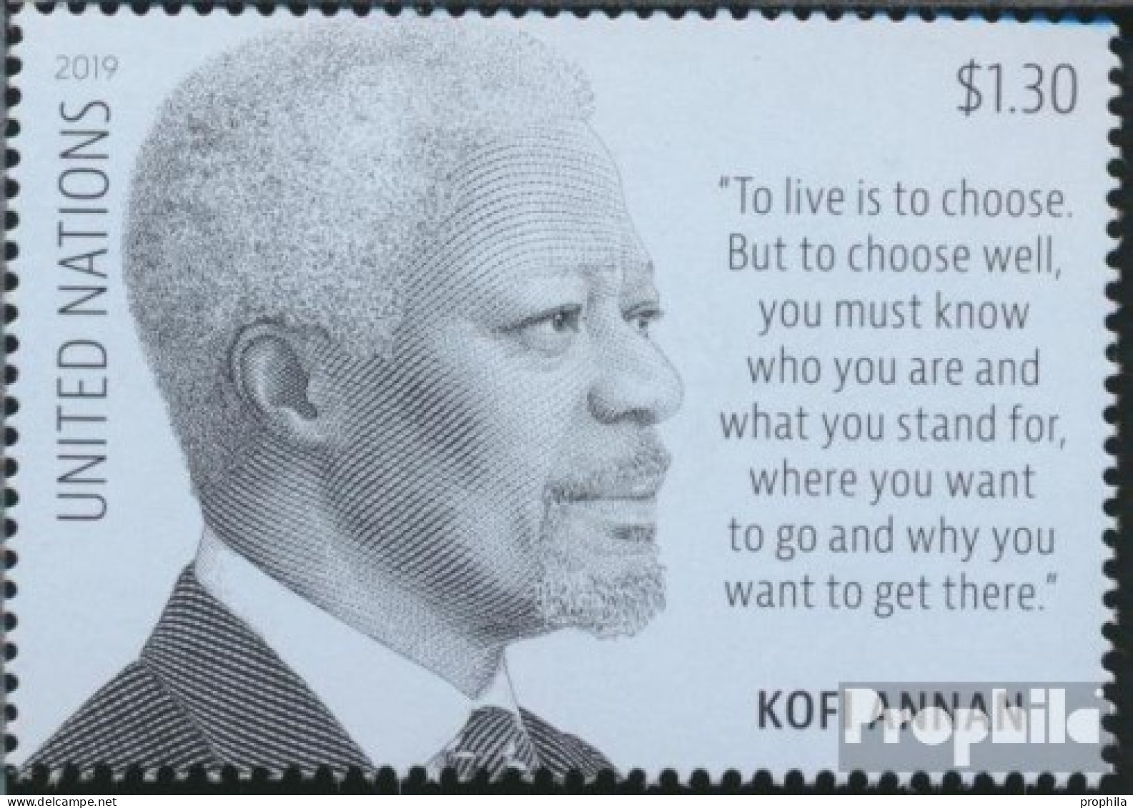 UNO - New York 1711 (kompl.Ausg.) Postfrisch 2019 Kofi Annan - Unused Stamps