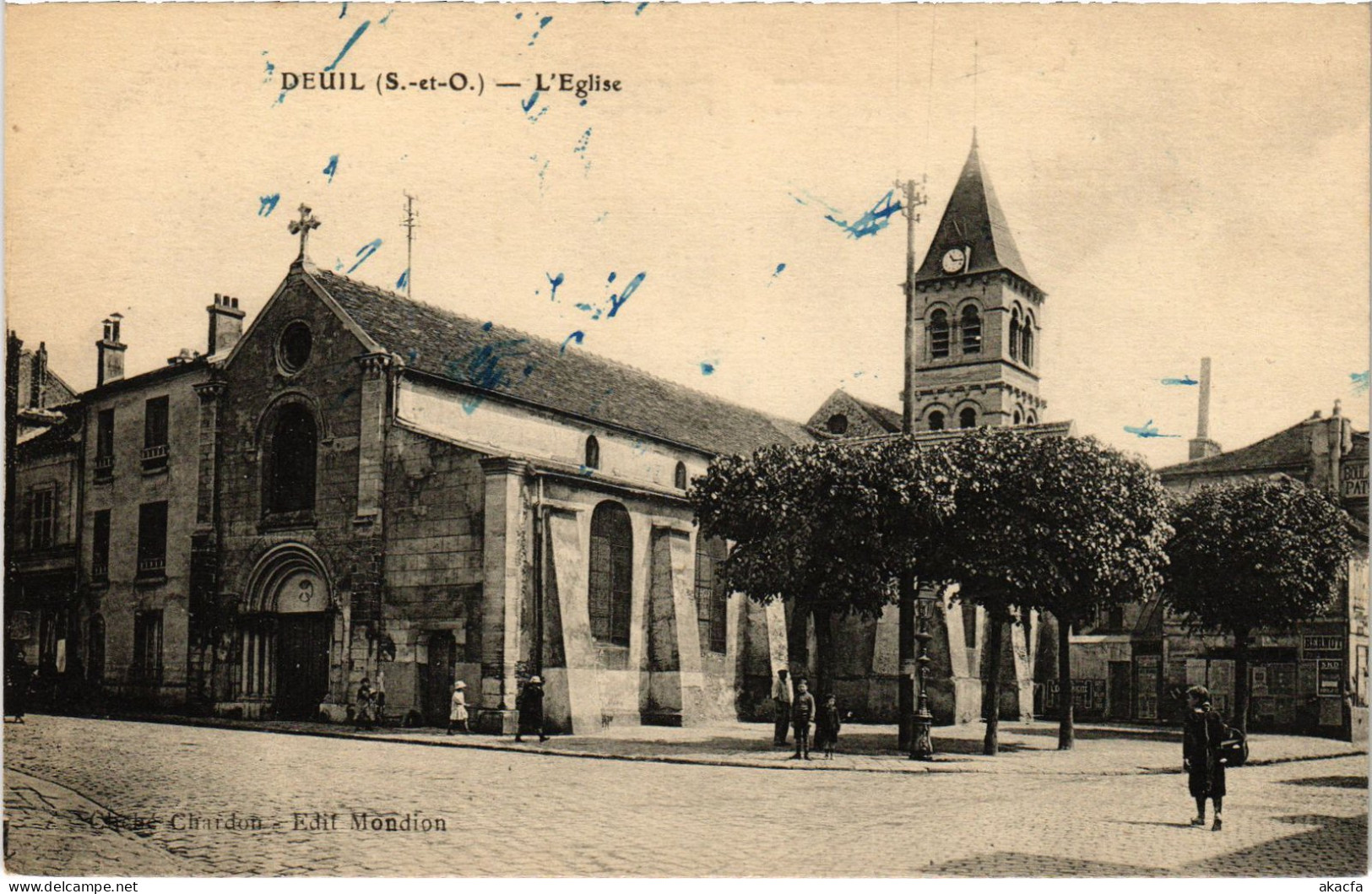 CPA Deuil L'Eglise FRANCE (1309016) - Deuil La Barre