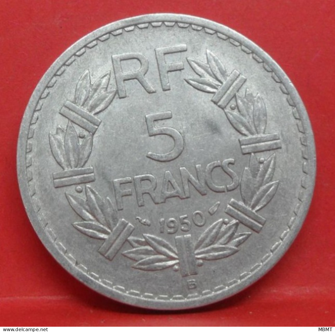 5 Francs Lavrillier Alu 1950 B - TTB - Pièce Monnaie France - Article N°849 - 5 Francs