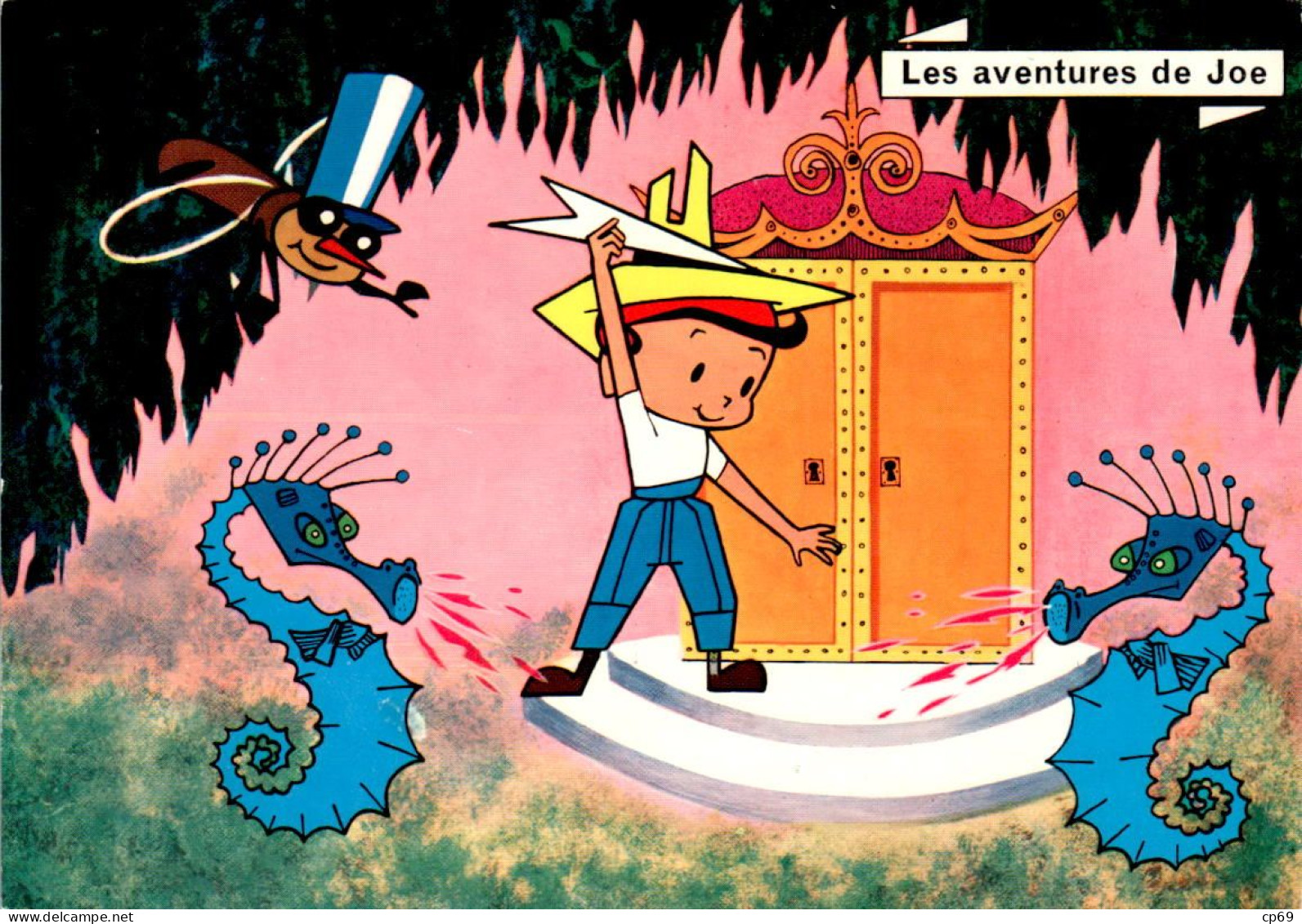 Les Aventures De Joe ORTF Jean Image Joe RTF N°14 Abeille Ape Bee 蜂 Hippocampe Seahorse Cavalluccio Marino B.Etat - Séries TV