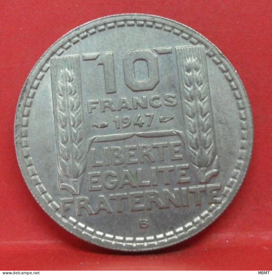 10 Francs Turin 1947 B Grosse Tête - SUP - Pièce Monnaie France - Article N°882 - 10 Francs