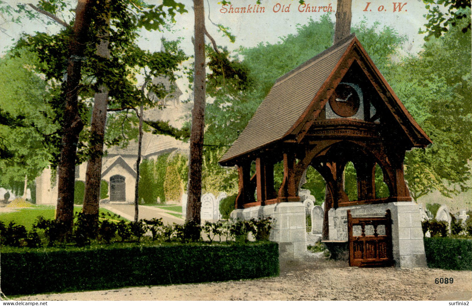 IOW - SHANKLIN OLD CHURCH 1904 Iow555 - Shanklin