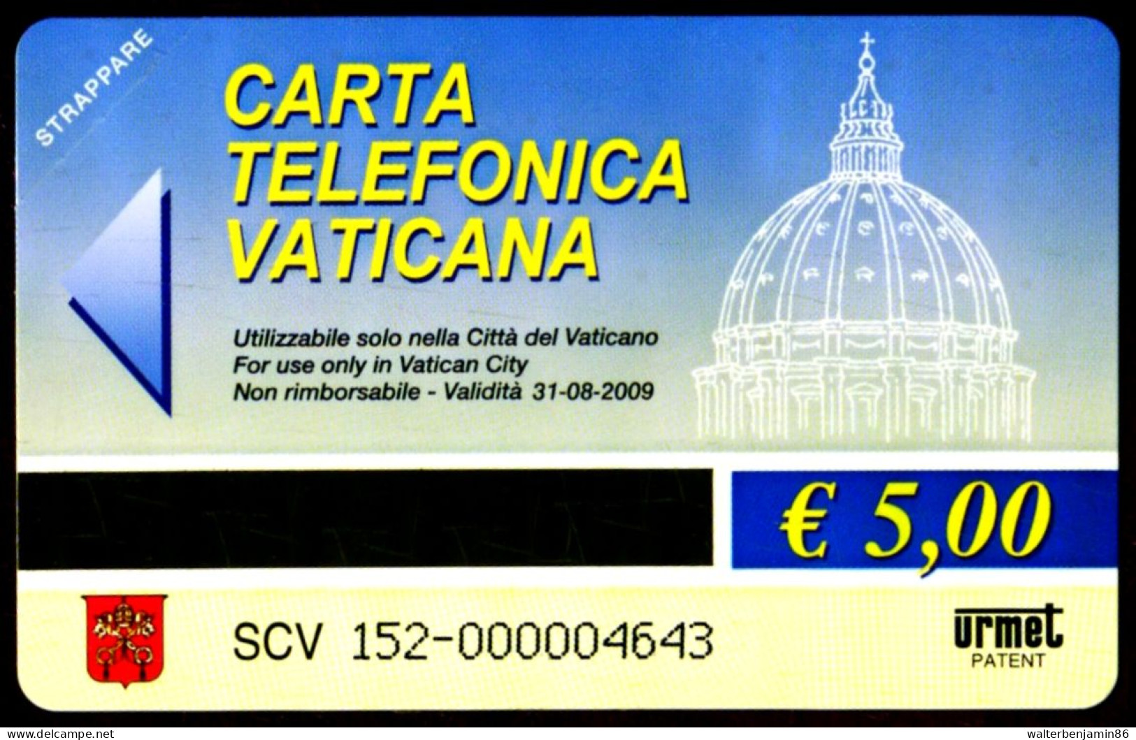 G VA 152 C&C 6152 SCHEDA TELEFONICA NUOVA MAGNETIZZATA VATICANO S. GIOACCHINO E S. ANNA - Vaticaanstad